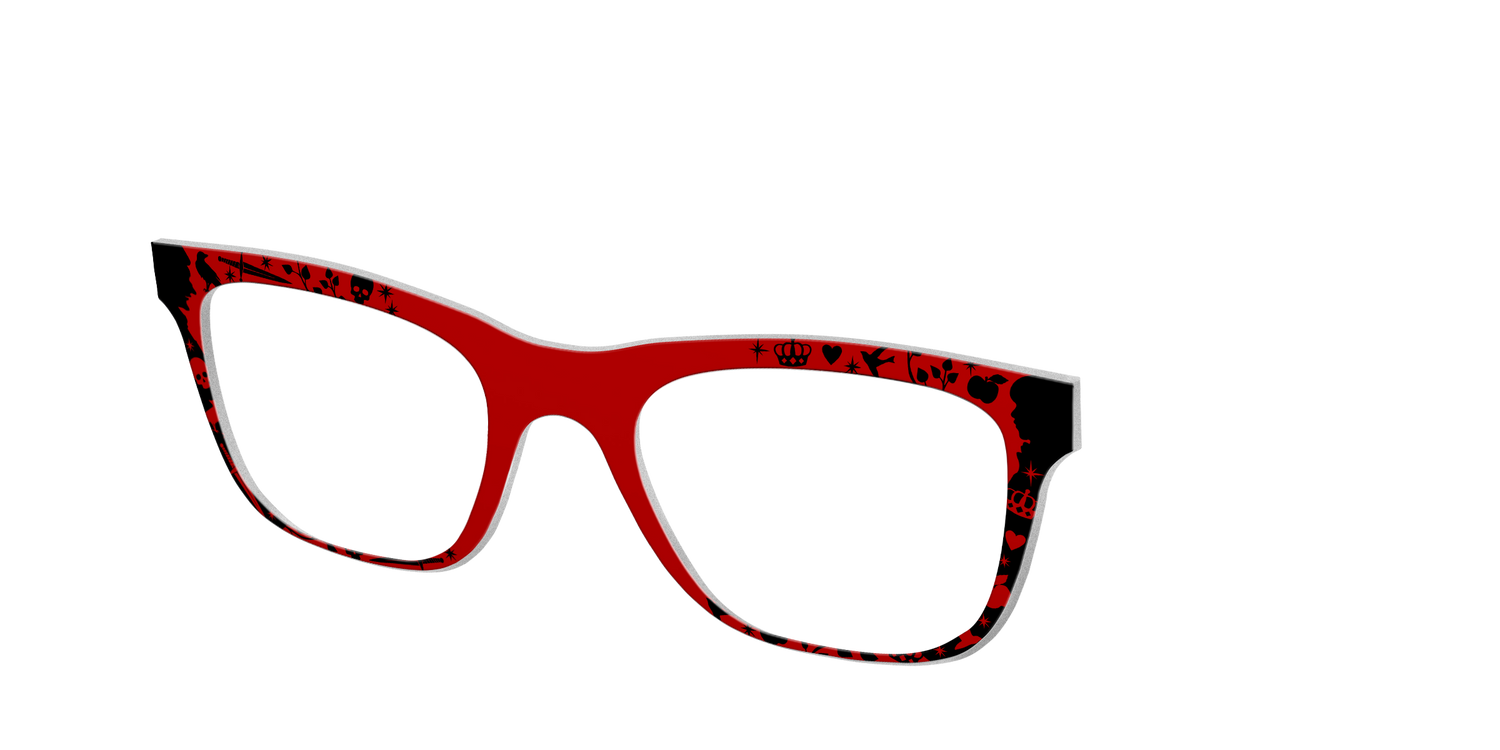 The Snow White After Dark - Angle Top Image - Pair Eyewear