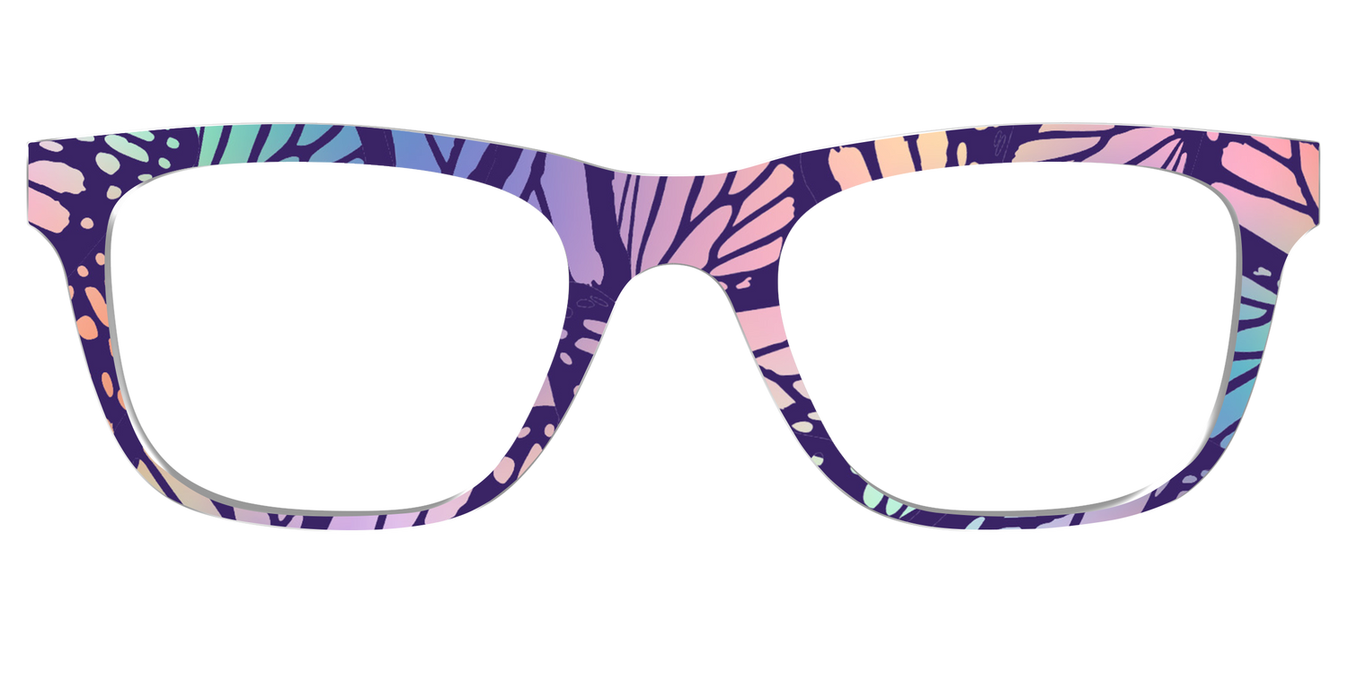 The Sorbet Wings Mosaic - Front Top Image - Pair Eyewear
