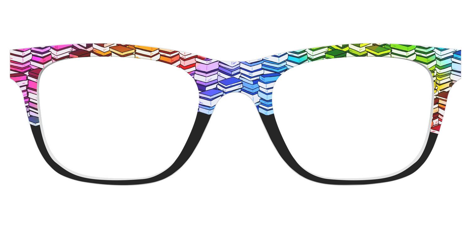 The Rainbow Stacks Split - Front Top Image - Pair Eyewear