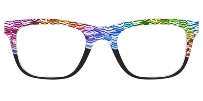 The Rainbow Stacks Split - Front Top Thumbnail - Pair Eyewear