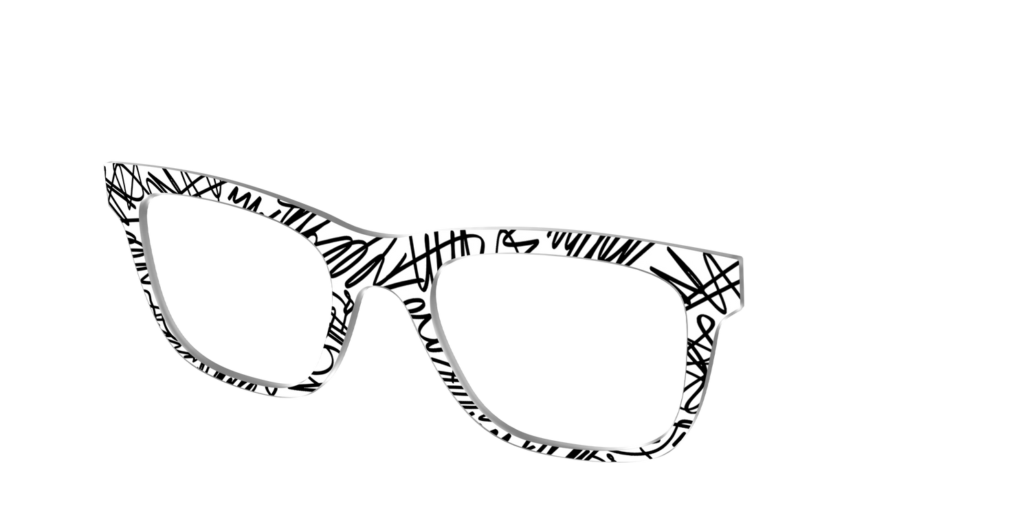 The Stylish Scribble - Angle Top Image - Pair Eyewear