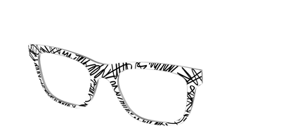 The Stylish Scribble - Angle Top Thumbnail - Pair Eyewear