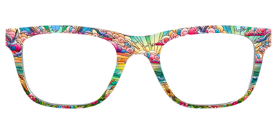 The Sun-Drenched Stained Glass - Front Top Thumbnail - Pair Eyewear