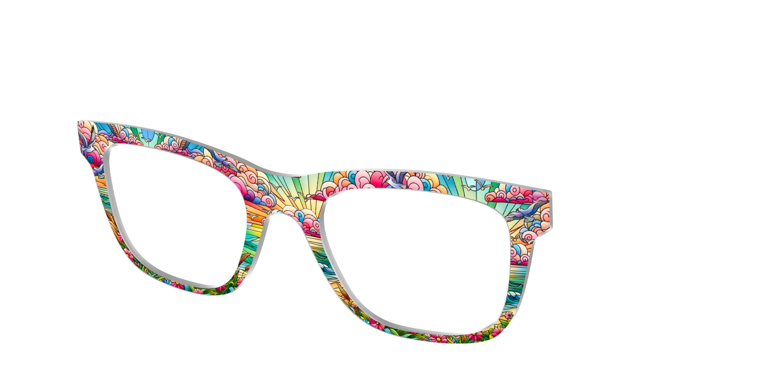 The Sun-Drenched Stained Glass - Angle Top Image - Pair Eyewear