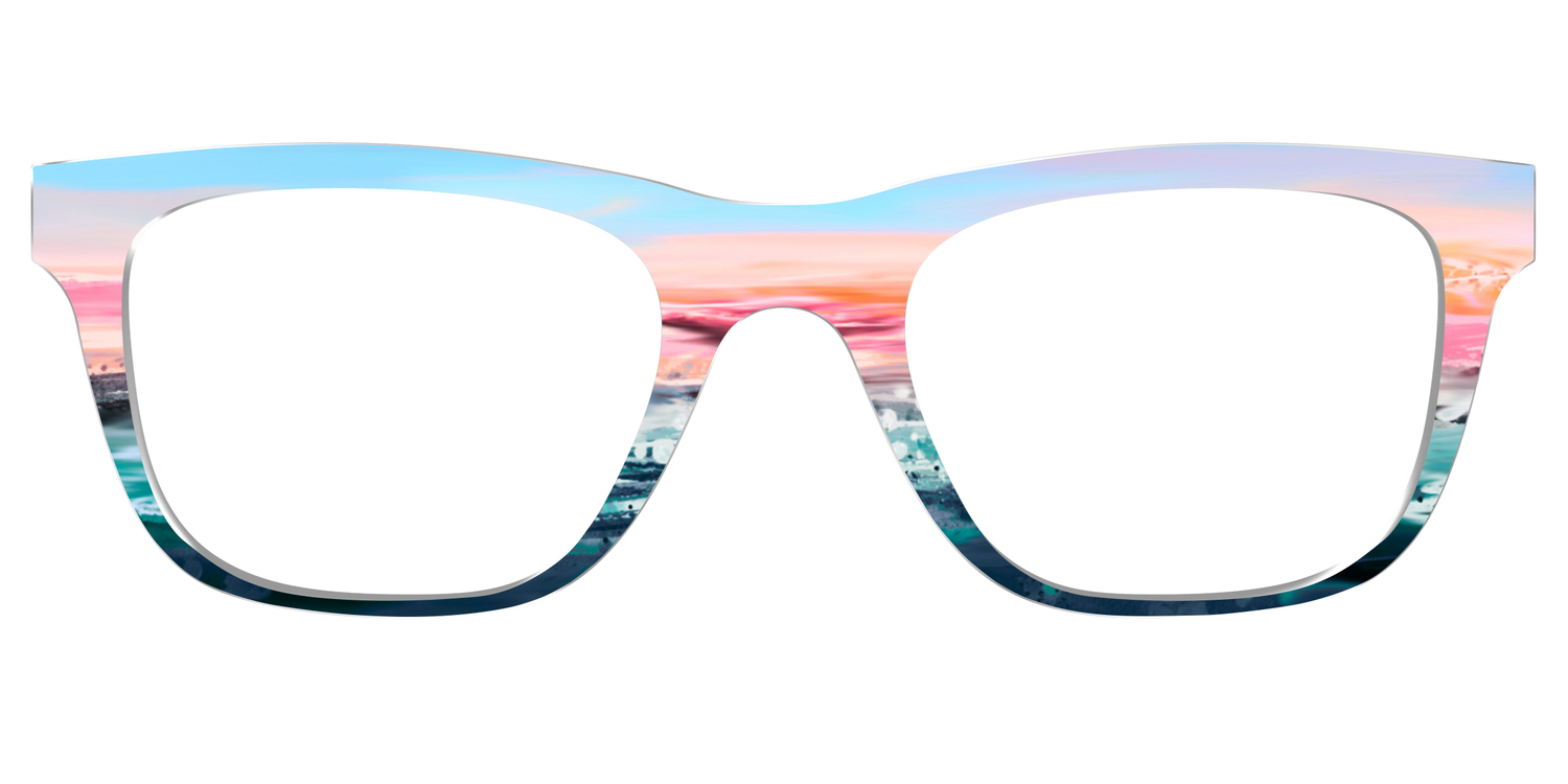 The Sunset Seashore - Front Top Image - Pair Eyewear