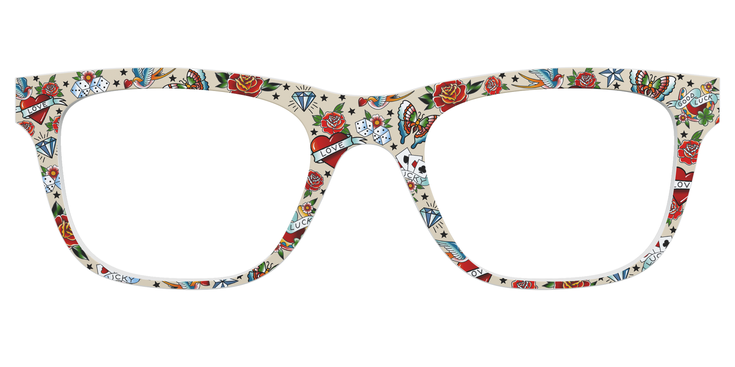 The Tattooed Floral - Front Top Image - Pair Eyewear