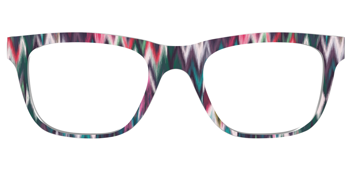 The Teal Ikat - Front Top Image - Pair Eyewear