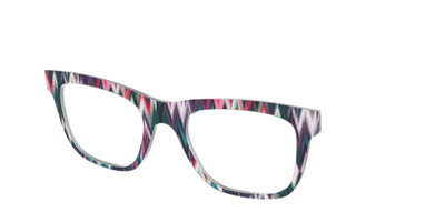 The Teal Ikat - Angle Top Thumbnail - Pair Eyewear