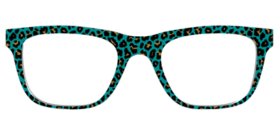 The Teal Leopard - Front Top Thumbnail - Pair Eyewear