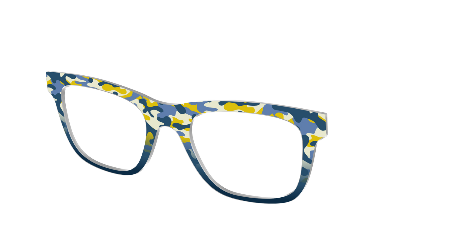 The Waterfront Breeze Camo - Angle Top Image - Pair Eyewear
