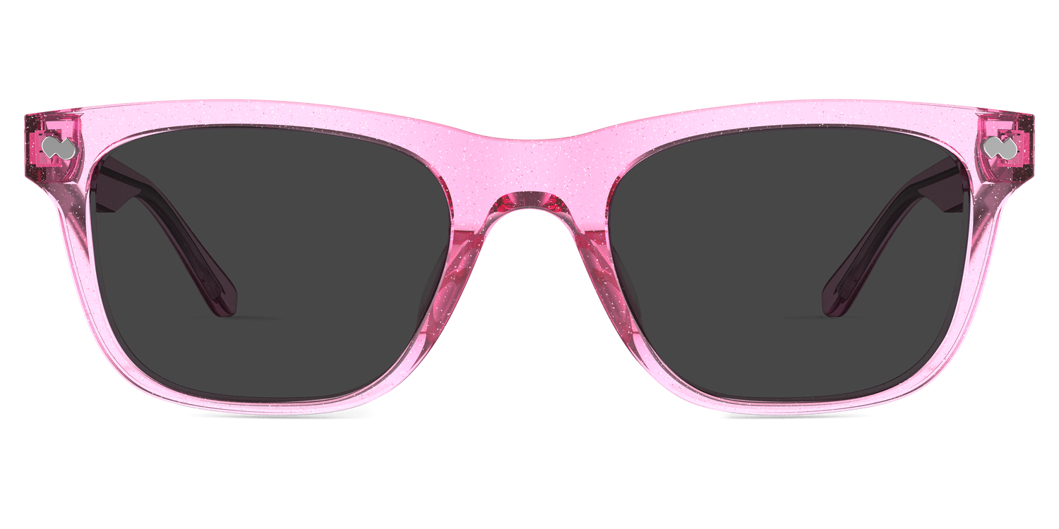 The Jessie - Pink Glitter Clear Sun - Carousel1 - Pair Eyewear