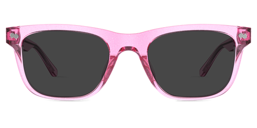 The Jessie - Pink Glitter Clear Sun - Pair Eyewear