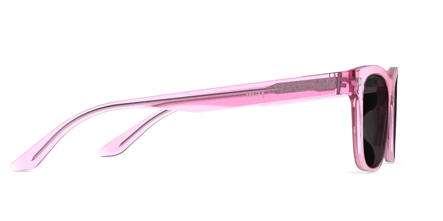 The Jessie - Pink Glitter Clear Sun - Carousel5 - Pair Eyewear