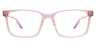 The Kirby - Pink Clear Acetate Rose Gold Metal - Thumbnail2 - Pair Eyewear