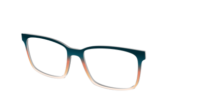 The Aegean to Apricot Gradient - Angle Top Thumbnail - Pair Eyewear