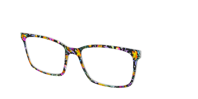 The Airbrushed Floral - Angle Top Thumbnail - Pair Eyewear