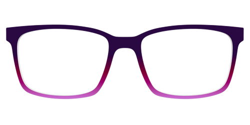 The Black To Jungle Orchid Gradient - Kirby Top - Pair Eyewear