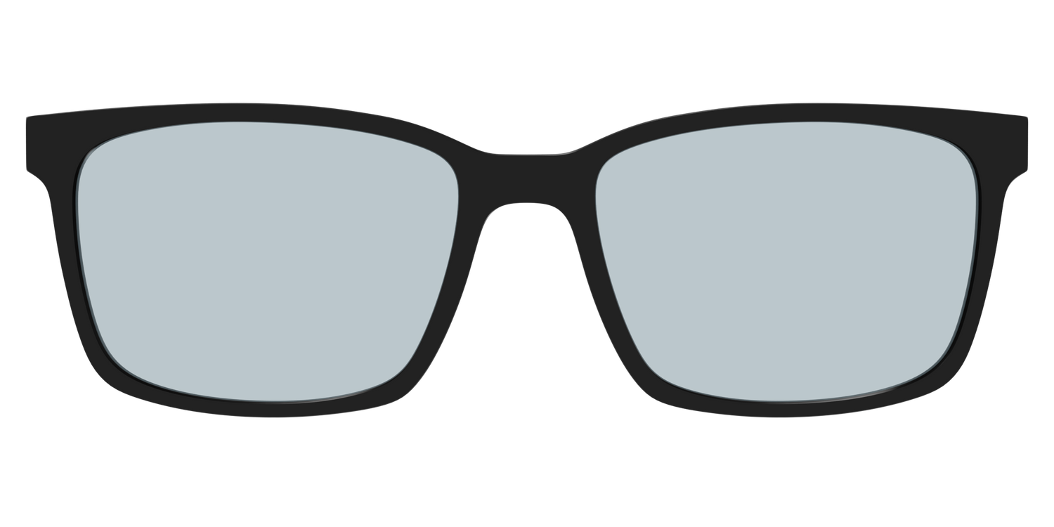 The Black With Slate Blue Lens - Lifestyle Kirby Top Image - Pair Eyewear