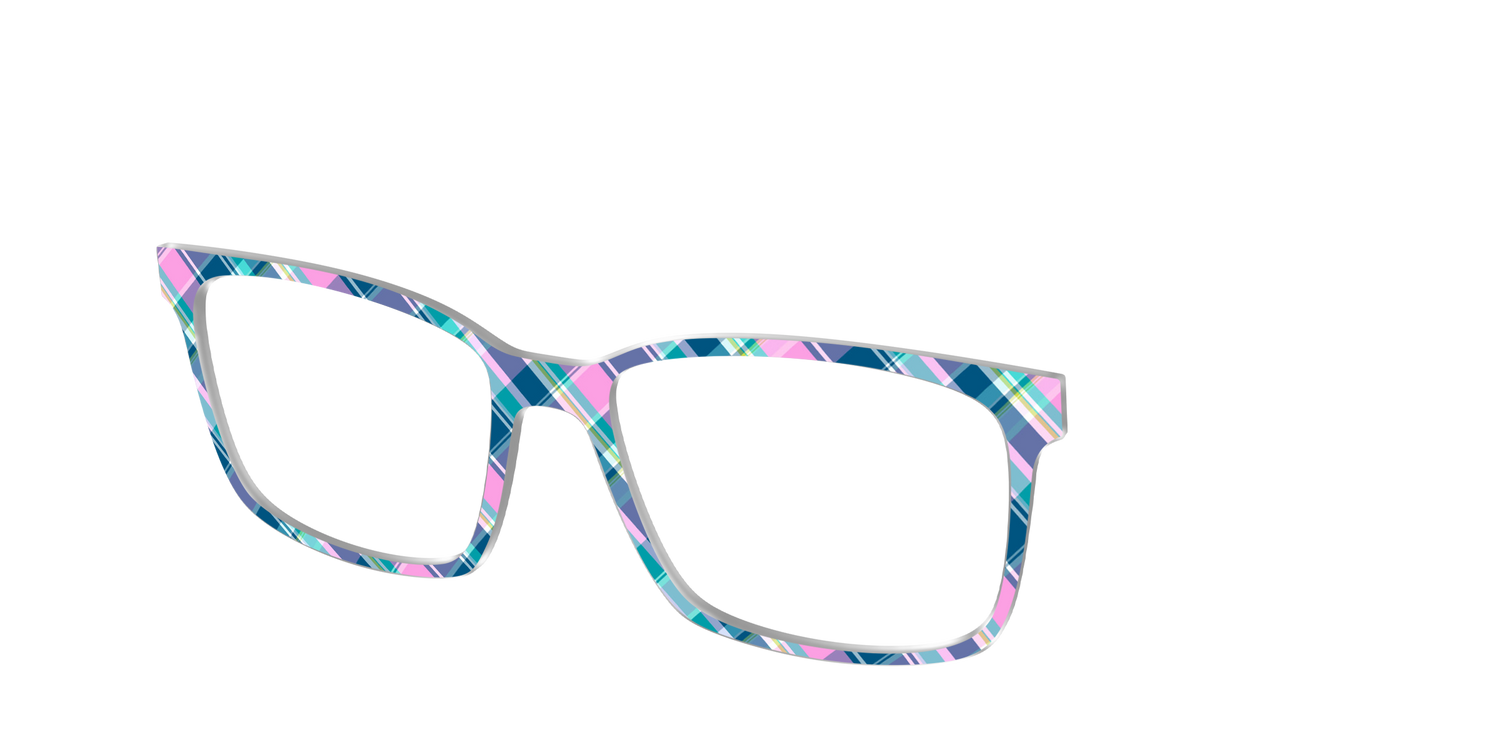 The Breezy Plaid - Angle Top Image - Pair Eyewear