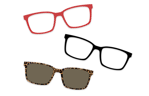 Burgundy - Set - Kirby Top - Pair Eyewear