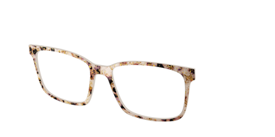 The Buttercream Tortoise with Gold Flakes - Angle Top Thumbnail - Pair Eyewear