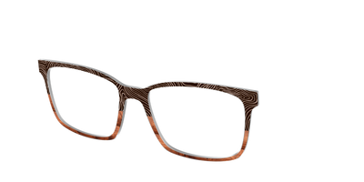 The Cabin Woodgrain Split - Angle Top Thumbnail - Pair Eyewear