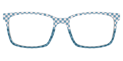 The Cerulean Check Split - Front Top Thumbnail - Pair Eyewear