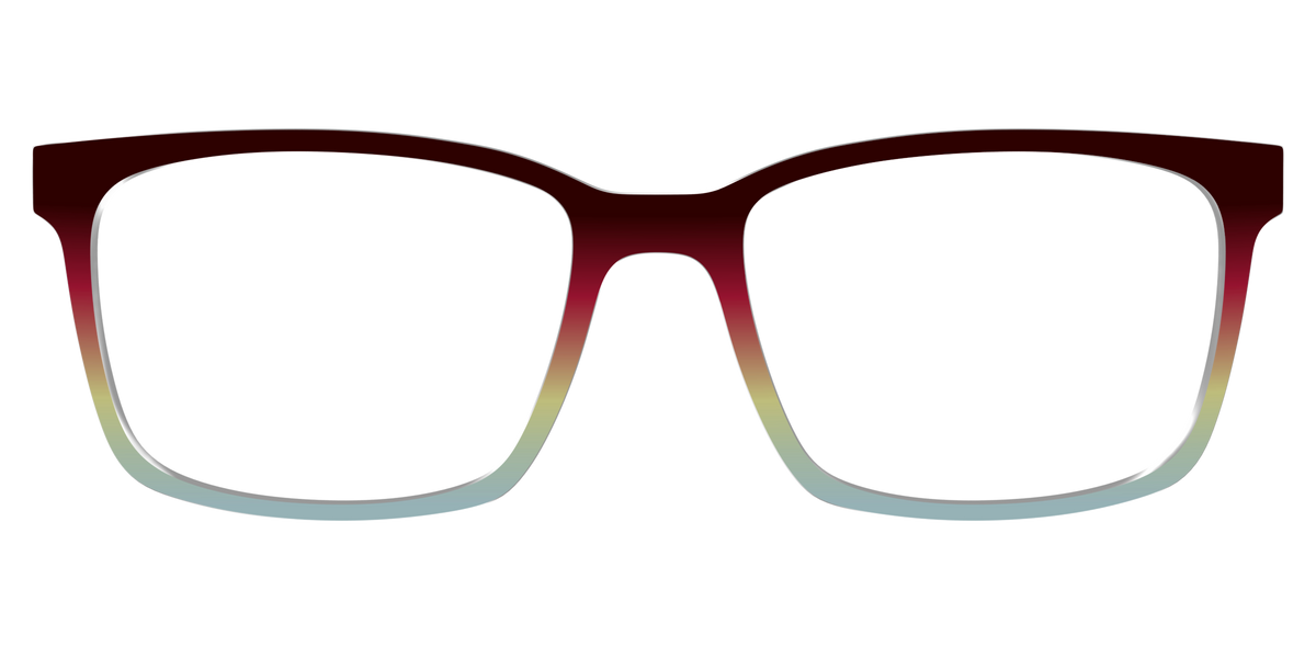 The Cherry to Frosted Mint Gradient - Lifestyle Kirby Top Image - Pair Eyewear