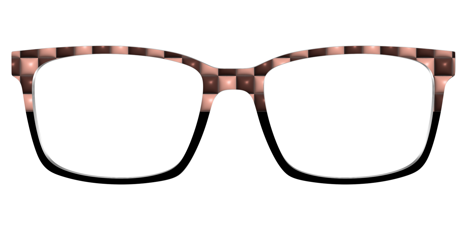 The Chocolate Check Split - Lifestyle Kirby Top Image - Pair Eyewear