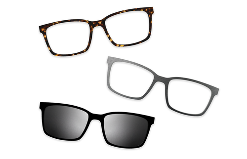 Crystal Clear with Gold Set - Kirby Top - Pair Eyewear