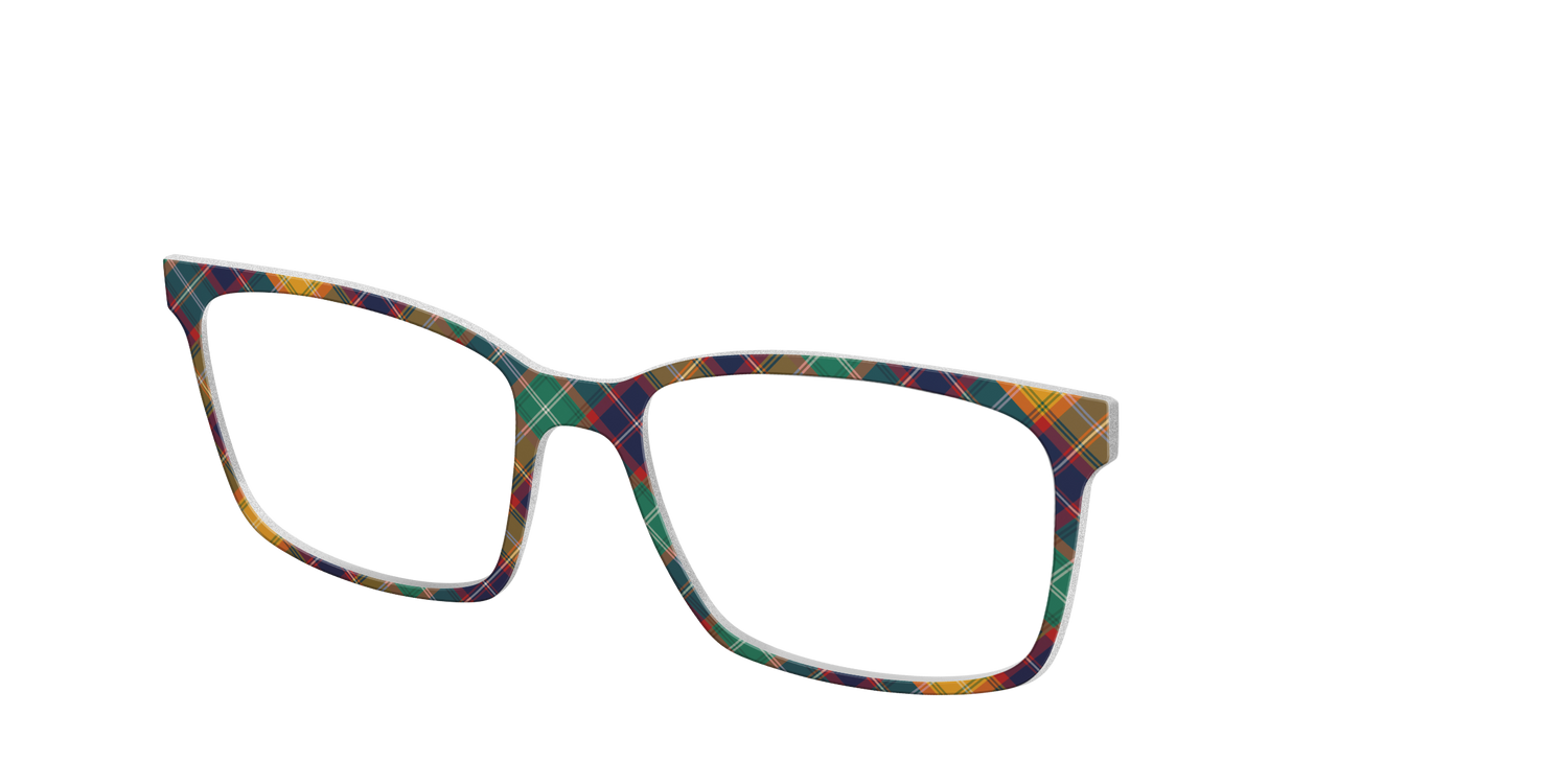 The Collegiate Plaid - Angle Top Image - Pair Eyewear