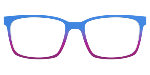 The Cornflower to Magenta Gradient - Kirby Top - Pair Eyewear