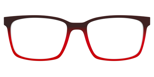 The Currant to Scarlet Red Gradient - Kirby Top - Pair Eyewear