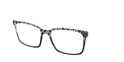 Dark Side Checker Split - Angle Top Thumbnail - Pair Eyewear