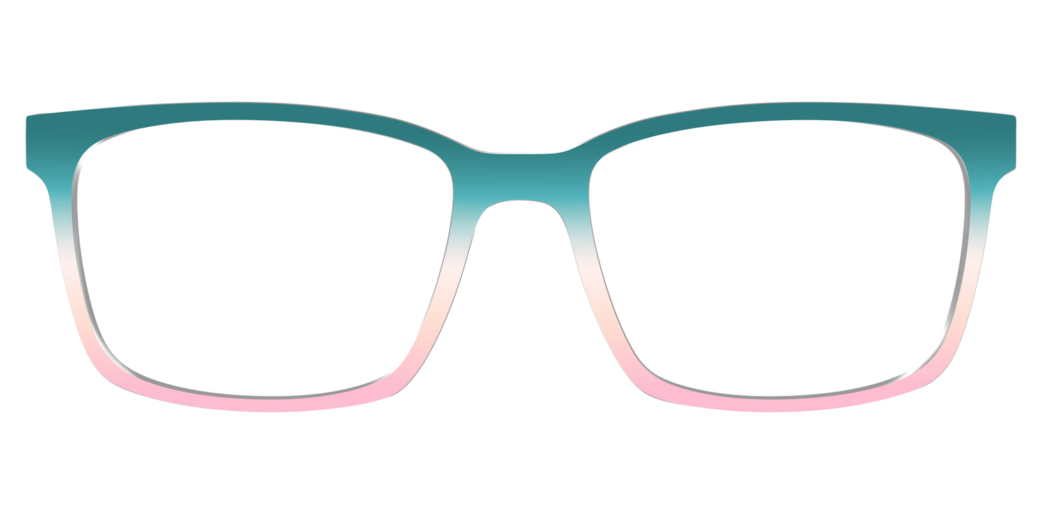 The Deep Sea to Pink Sand Gradient - Lifestyle Kirby Top Image - Pair Eyewear