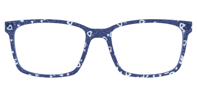 The Denim Heart Glitter Crystal - Front Top Thumbnail - Pair Eyewear