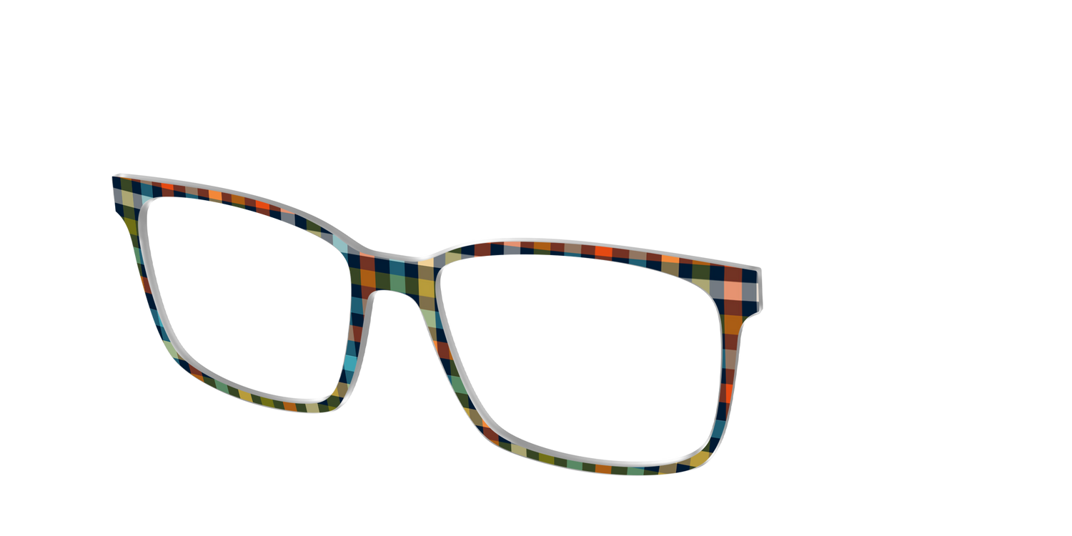 The Dockside Gingham - Angle Top Image - Pair Eyewear