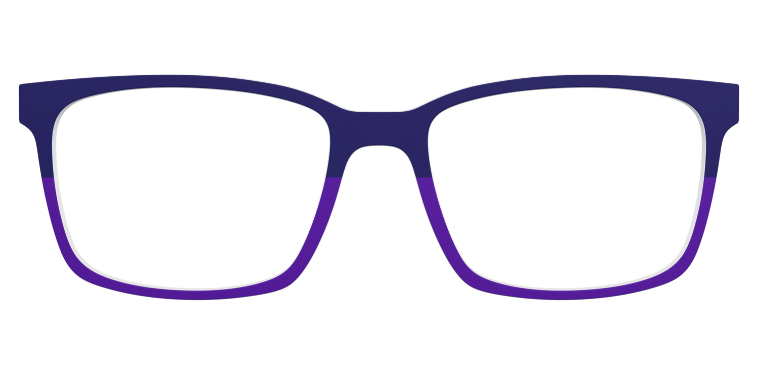 The Eggplant & Grape Split - Lifestyle Kirby Top Image - Pair Eyewear