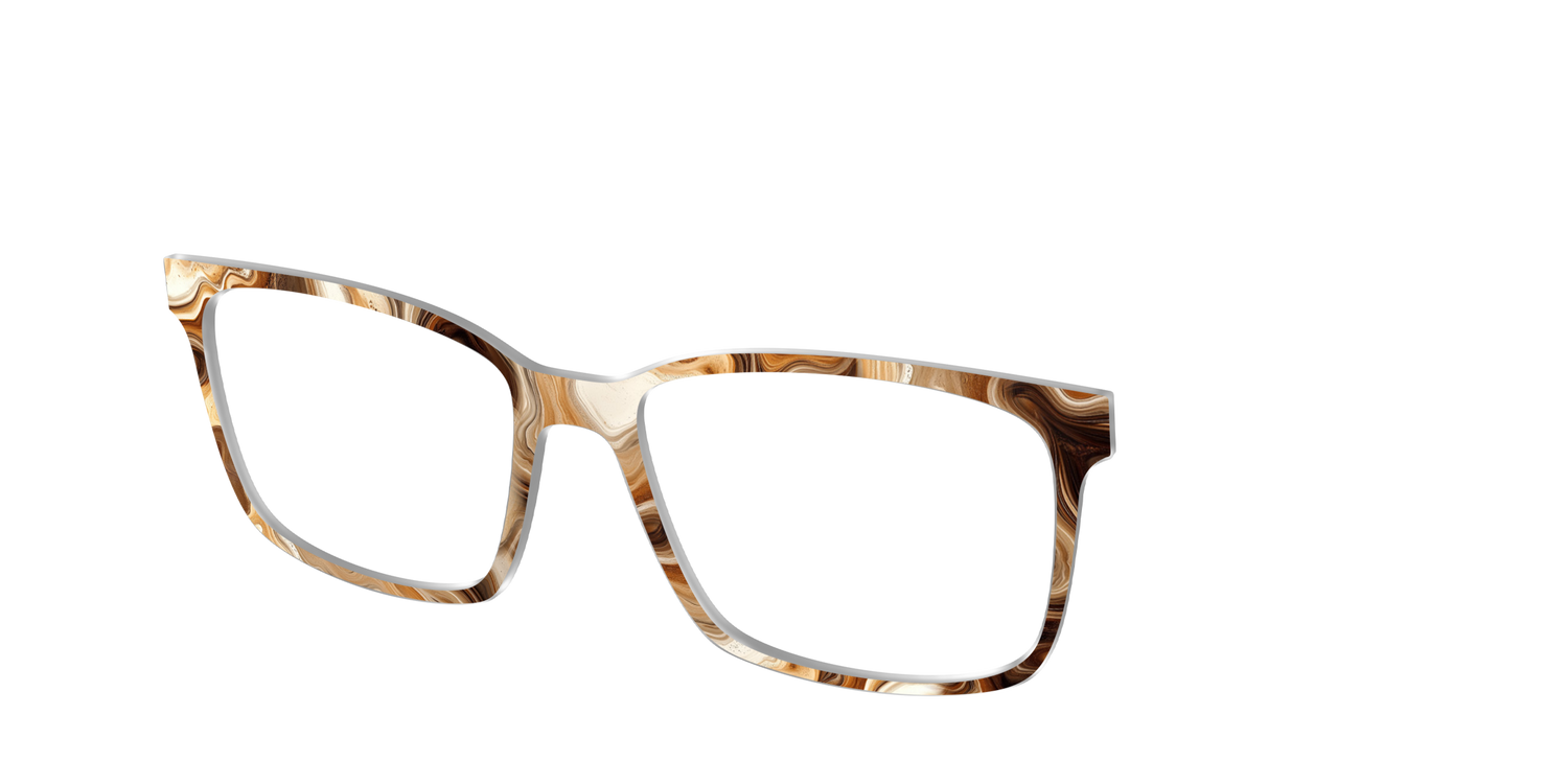 The Espresso Marble - Angle Top Image - Pair Eyewear