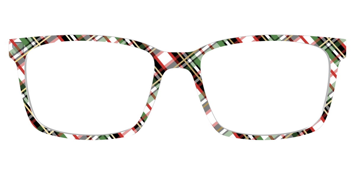 The Evergreen Plaid with Foil Crystal - Lifestyle Kirby Top Image - Pair Eyewear