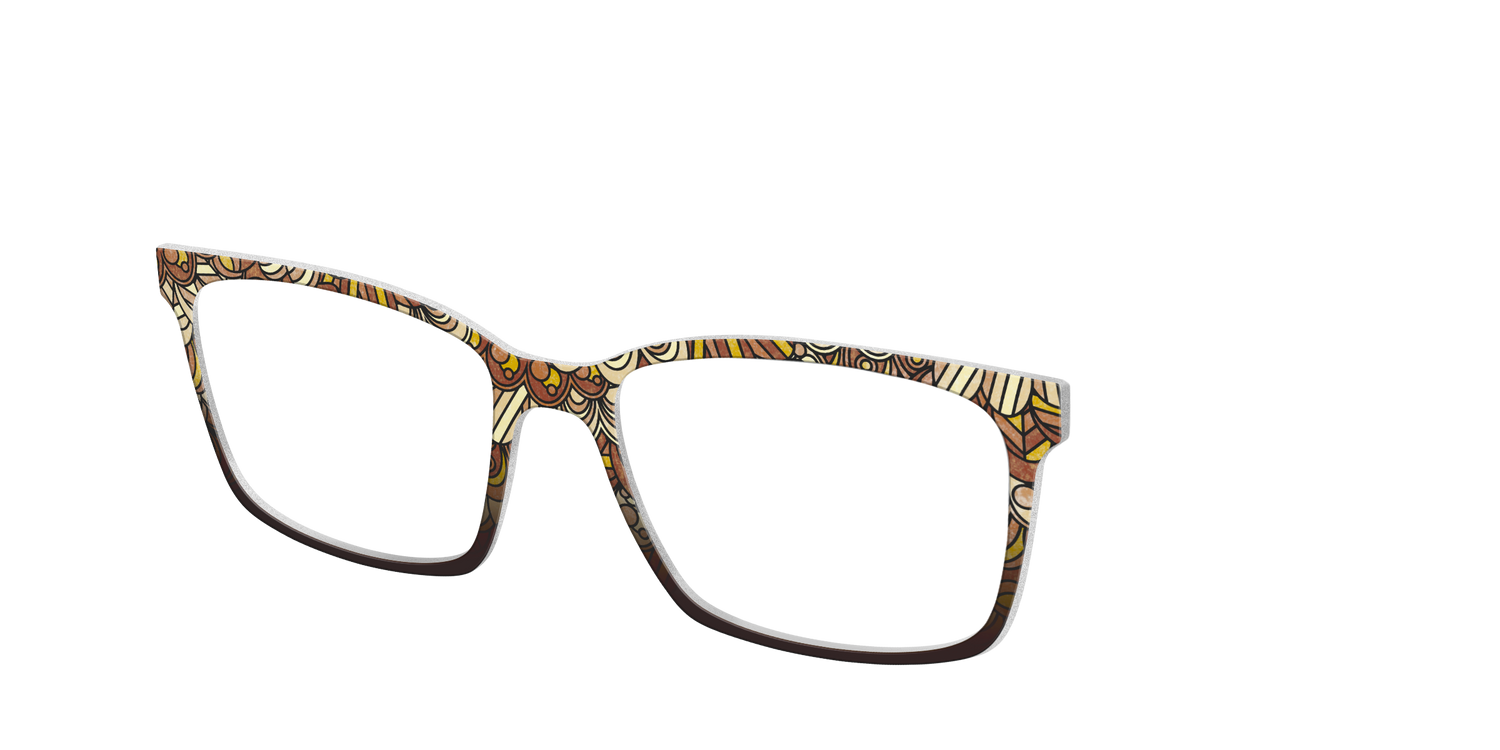 The Feathers Stained Glass - Angle Top Image - Pair Eyewear
