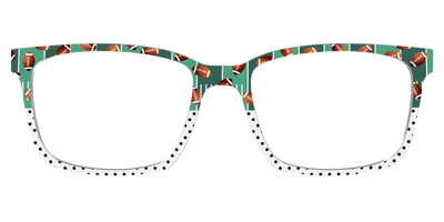 The Fifty Yard Line Polka Dot Split - Front Top Thumbnail - Pair Eyewear