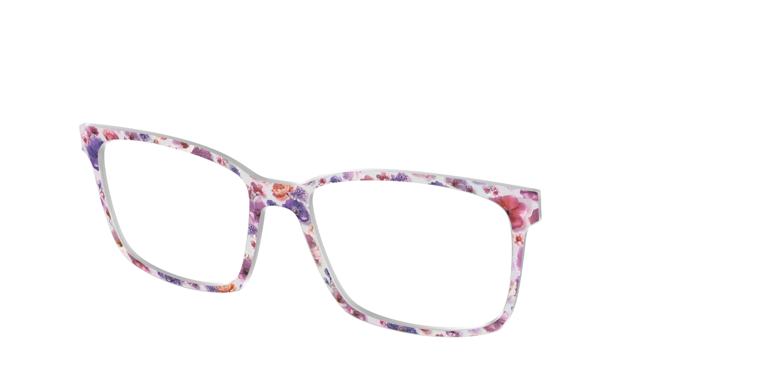 The Holographic Milky Floral - Angle Top Image - Pair Eyewear