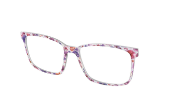 The Holographic Milky Floral - Angle Top Thumbnail - Pair Eyewear