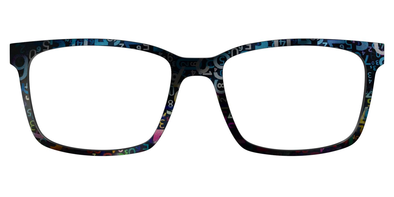 The Holographic Numbers - Front Top Image - Pair Eyewear