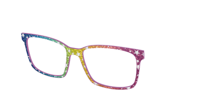 The Iridescent Rainbow Stars - Angle Top Thumbnail - Pair Eyewear