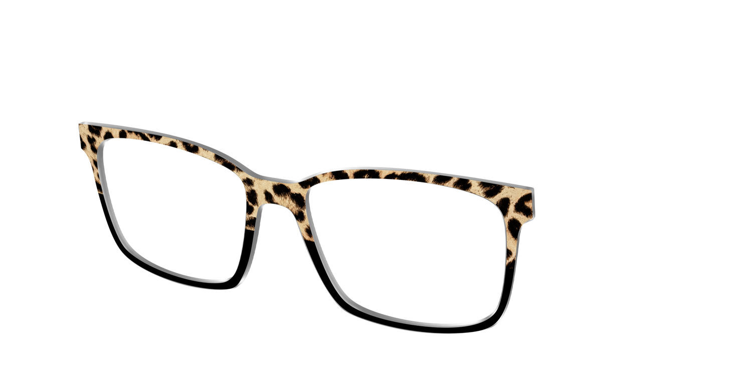 The Leopard Spots Split - Angle Top Image - Pair Eyewear