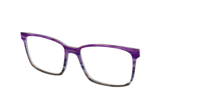 The Lilac Gradient Horn - Angle Top Thumbnail - Pair Eyewear