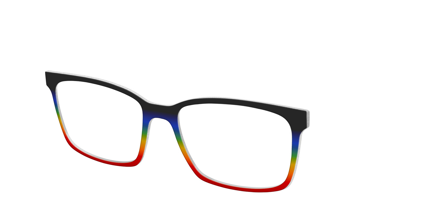 The Love Wins Gradient - Angle Top Image - Pair Eyewear