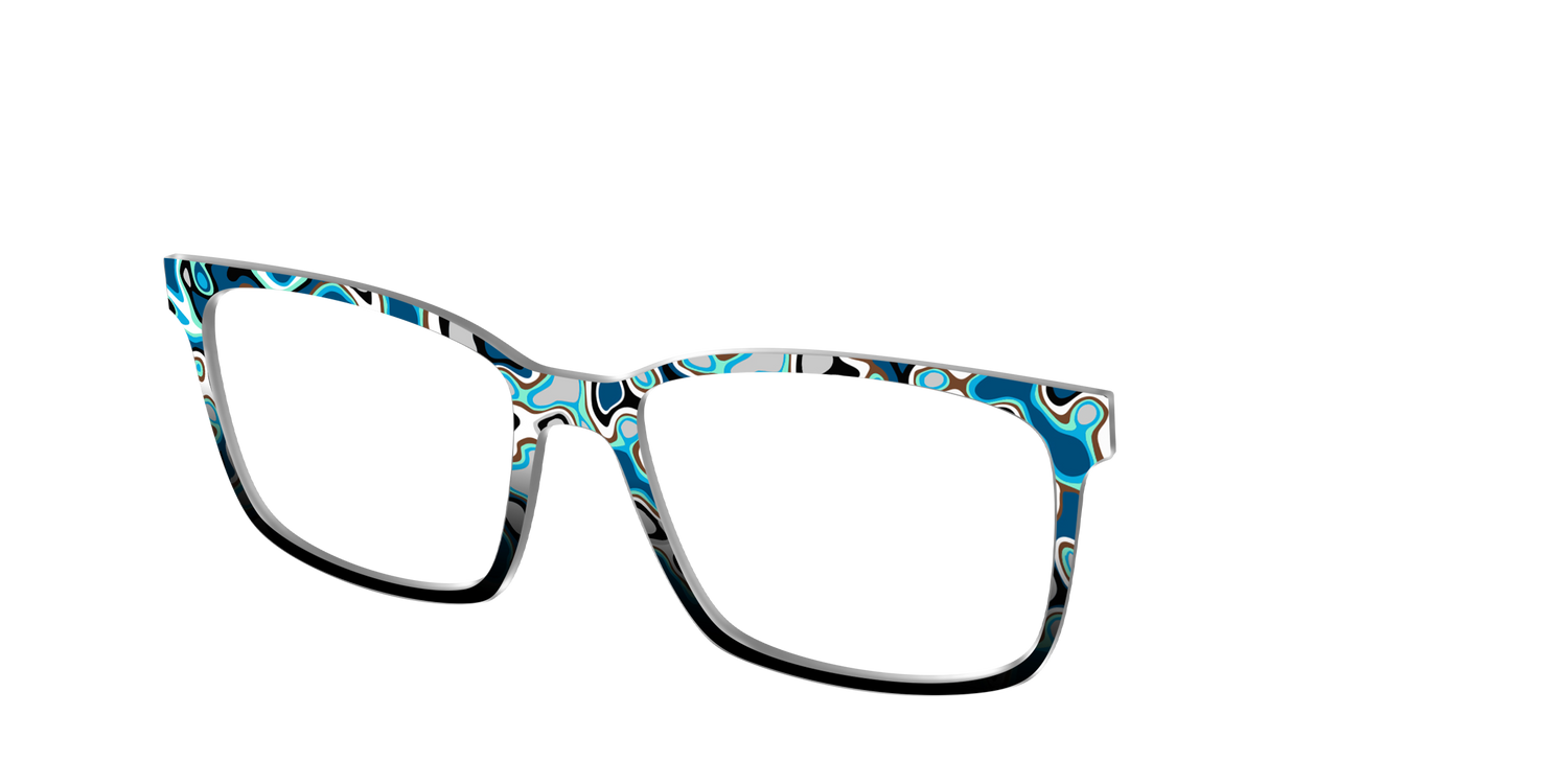 The Marbled Movement - Angle Top Image - Pair Eyewear